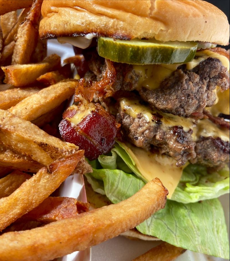 Steve's Signature Burger with All the Toppings