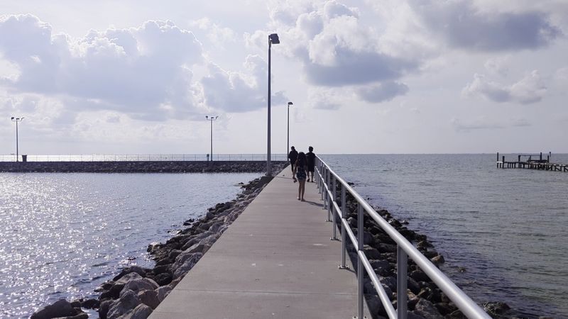 Rockport Pier and the Aransas Bay Atmosphere
