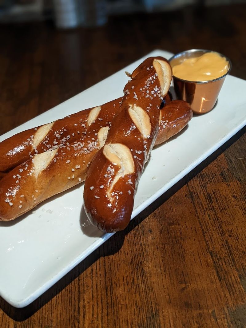 Soft Baked Pretzels and Irish Cheddar Beer Cheese Dip