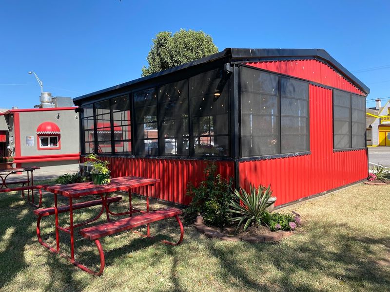 The Overflow Seating Area Next Door