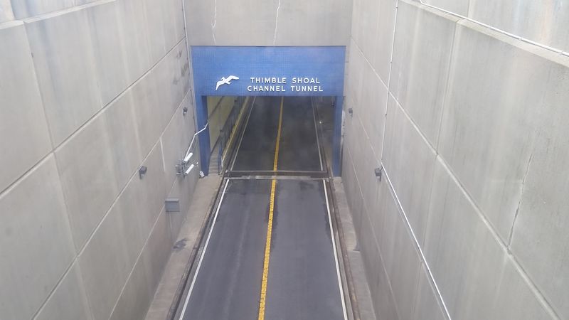 Plunging Underground While Surrounded by the Ocean