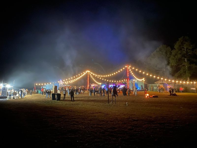 Gates Open at Dusk and the Atmosphere Hits Instantly