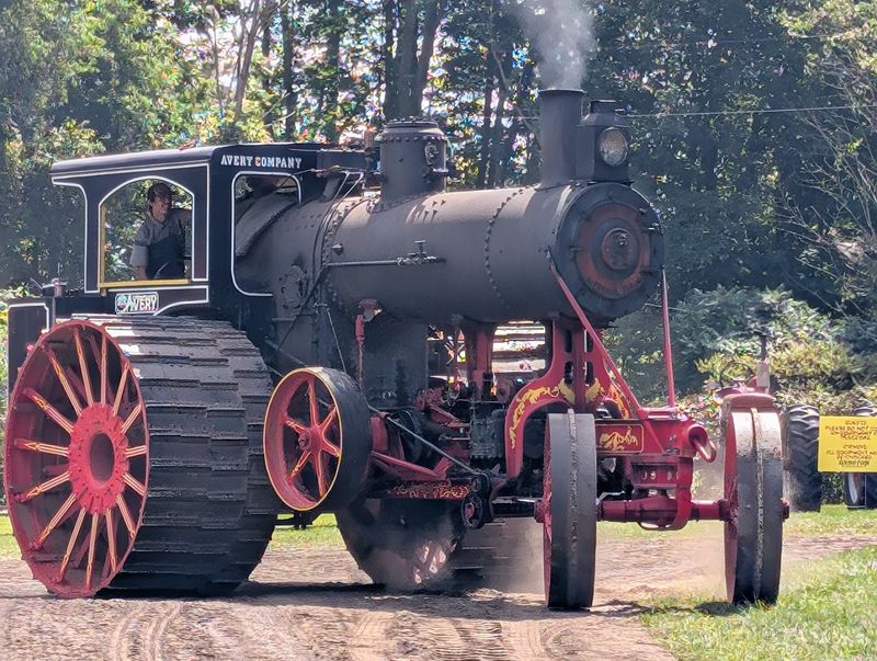 Live Steam-Powered Machinery and a Working Blacksmith Shop