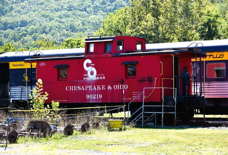Restored C&O Cabooses and the Workers Who Lived in Them