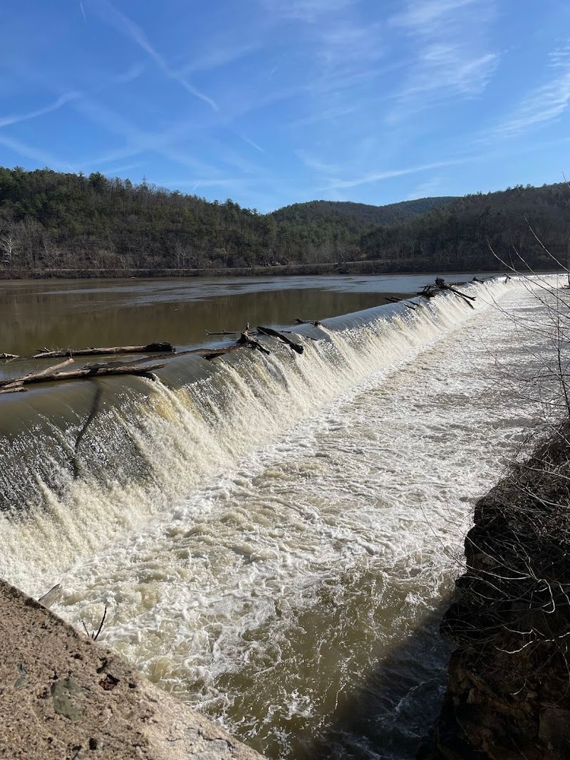 The Snowden Dam Below the Bridge