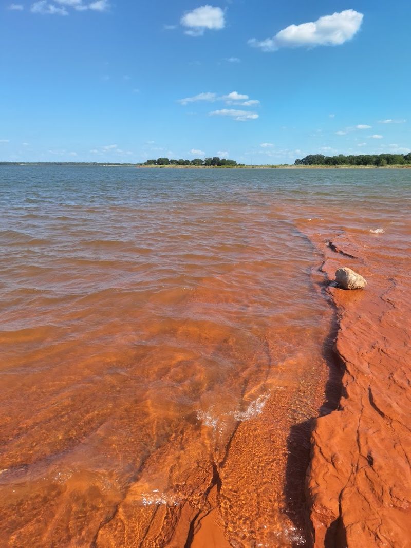 Water So Red It Looks Like Another World