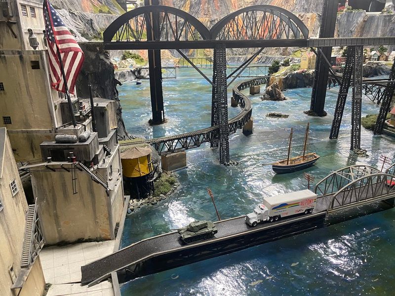 Over 400 Bridges Spanning the Layout