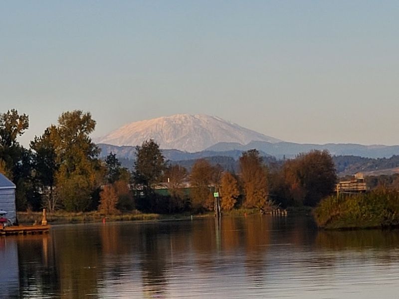 Views of Mount St. Helens From the Water