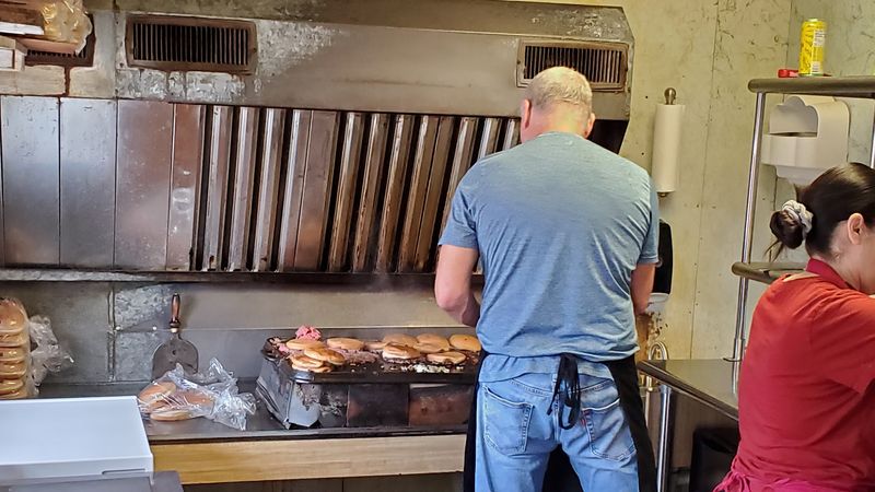 Fresh Ground Beef Cooked Right Before Your Eyes