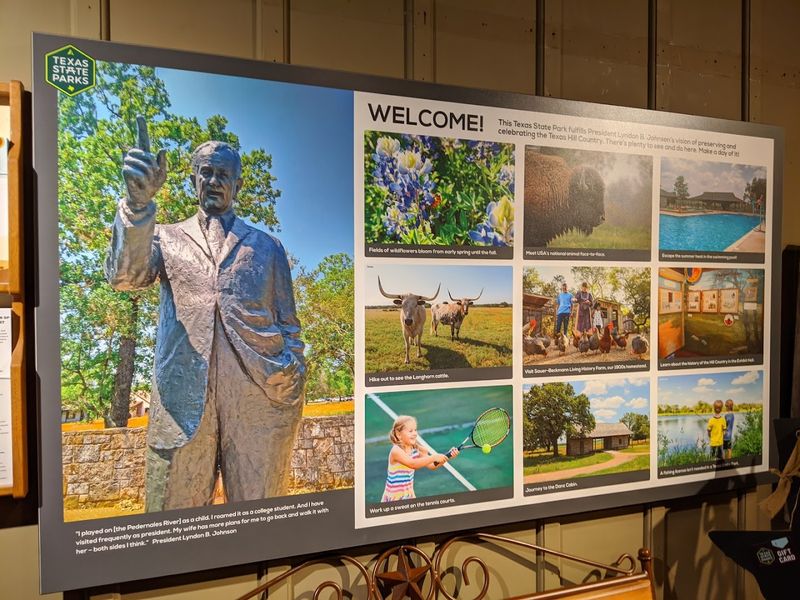 The LBJ State Park and Historic Site Visitor Center as Your Starting Point
