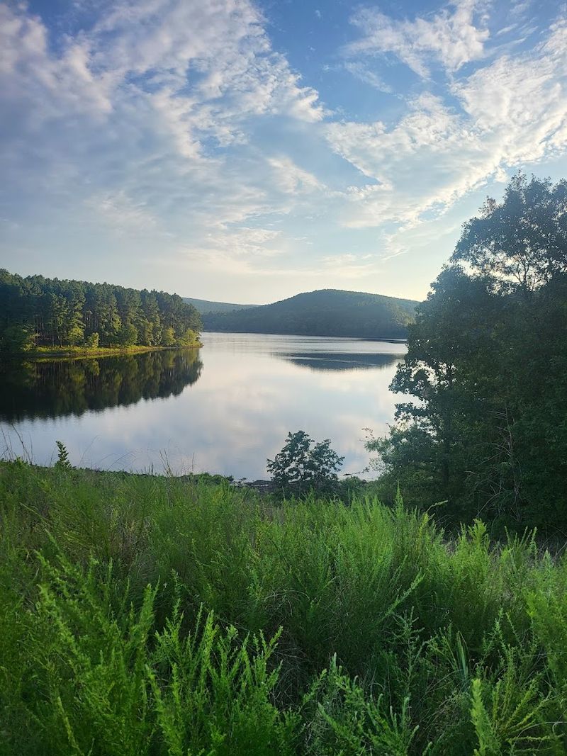Cedar Lake Appears Suddenly and the View Stops You Cold