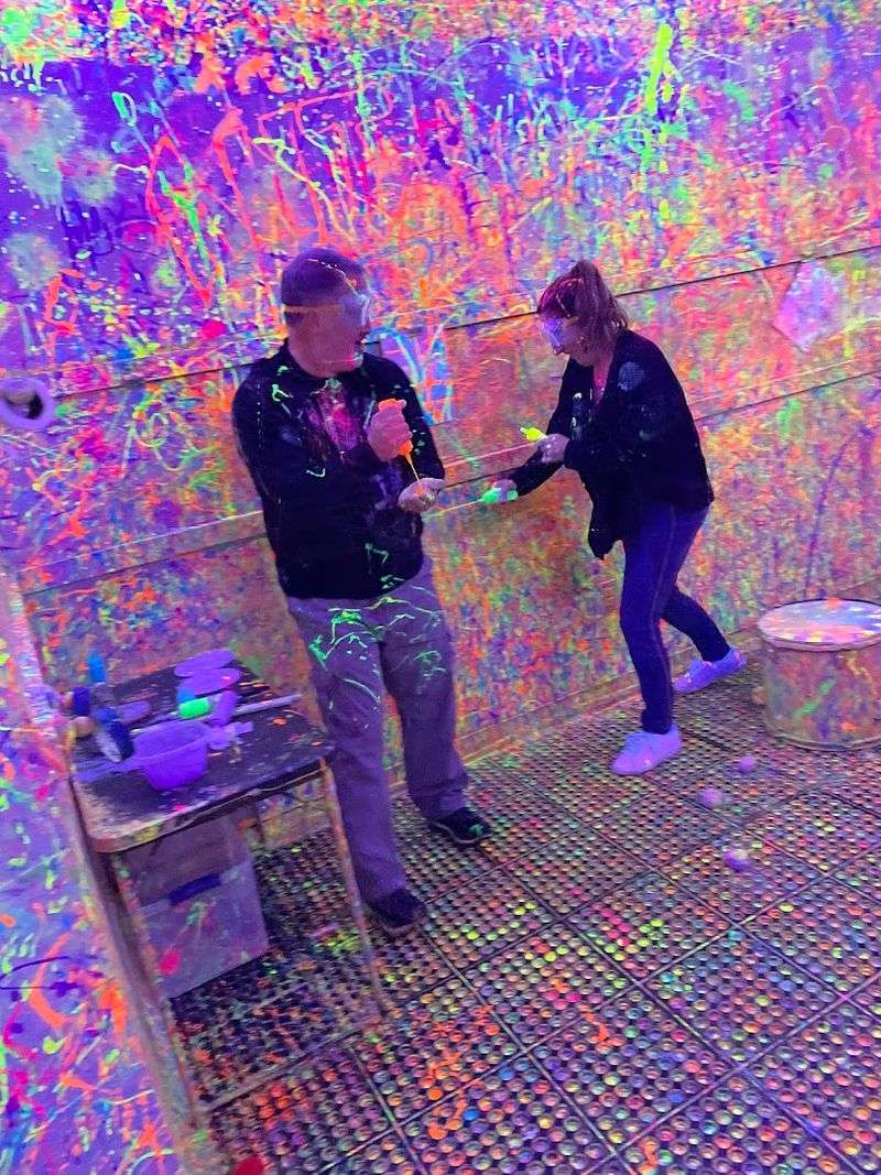 The Splatter Paint Room Is Pure Messy Magic