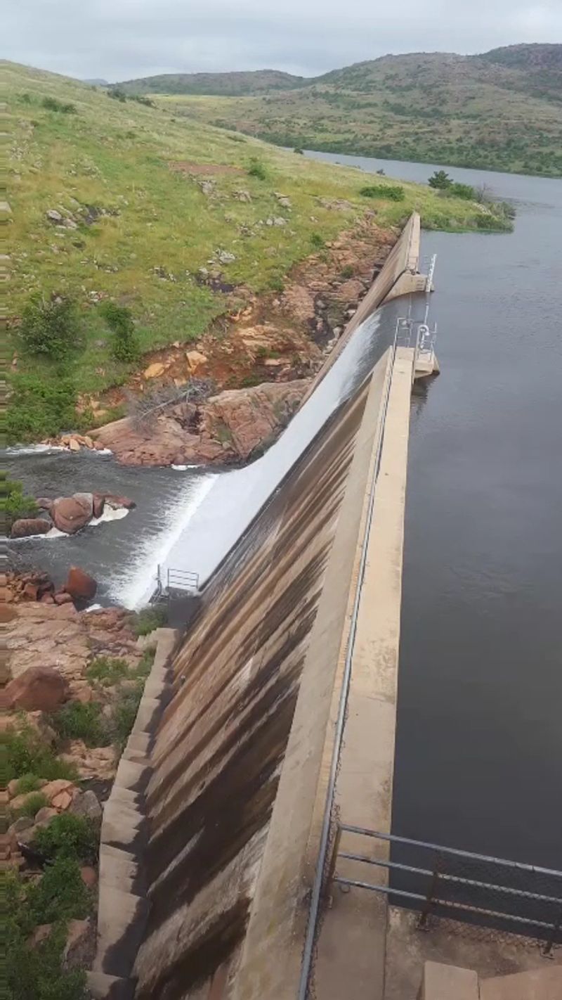 The First Glimpse From The Dam Overlook