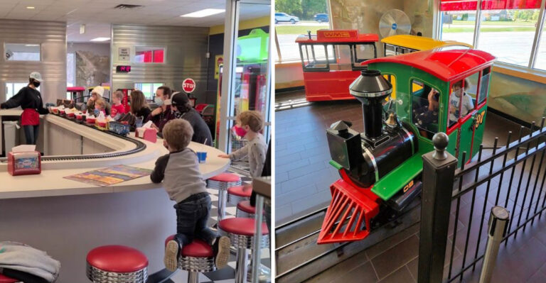 Mini Train Menu The Secret Indiana Diner Where a Toy Train Pulls Up to Your Table with ...
