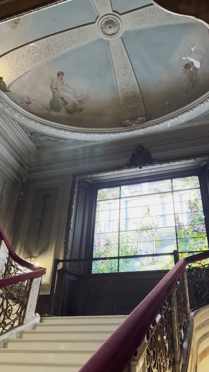 Climbing the Grand Marble Staircase