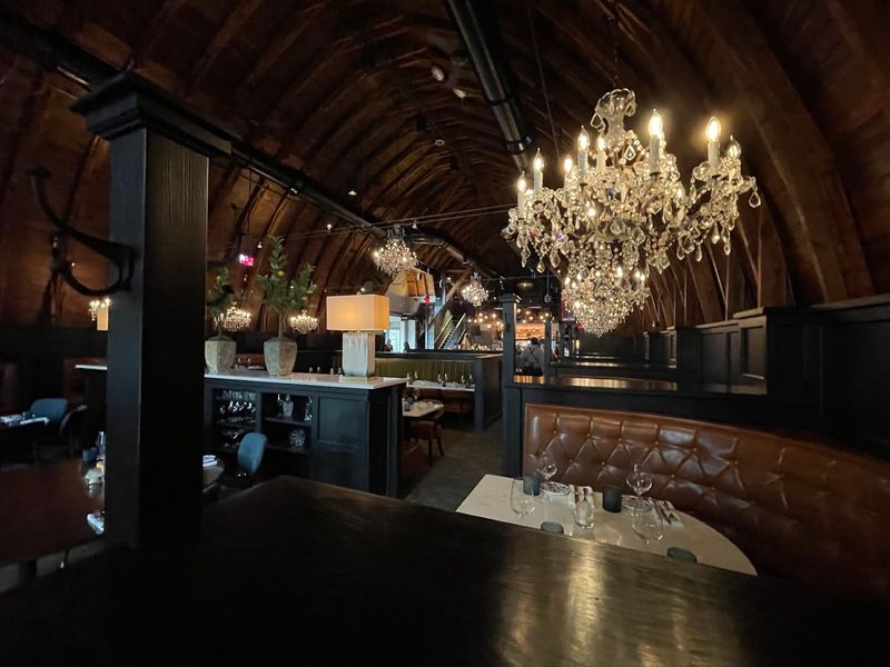 Crystal Chandeliers Meet Exposed Beams: The Jaw-Dropping Interior