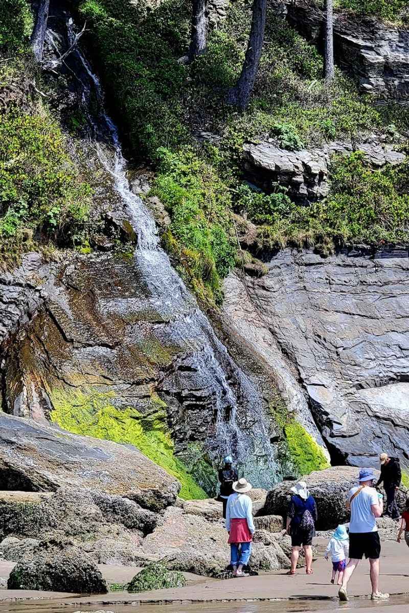 Blumenthal Falls: A Waterfall That Lands on the Beach