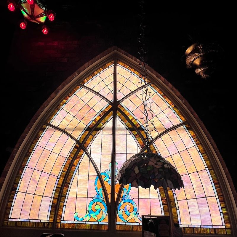Stunning Stained Glass and Antique Decor Throughout