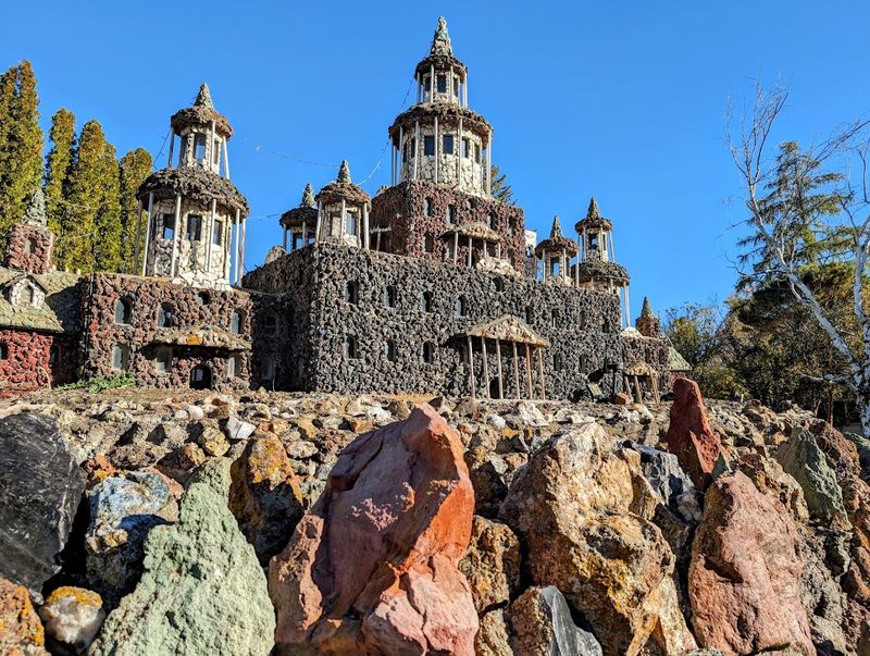 Miniature Castles Built From Lava Rock