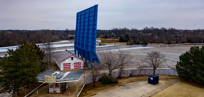 A Parking Lot Frozen in Time