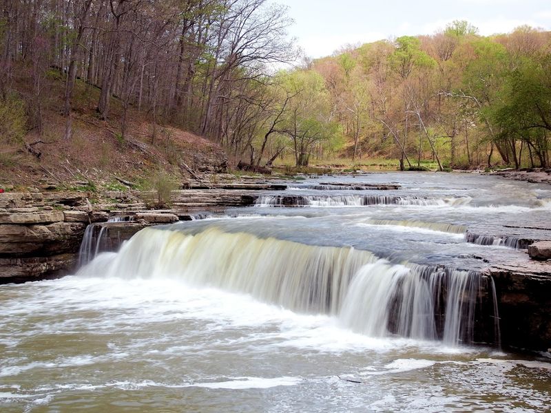 Indiana's Largest Waterfall by Volume Waits at the Upper Falls