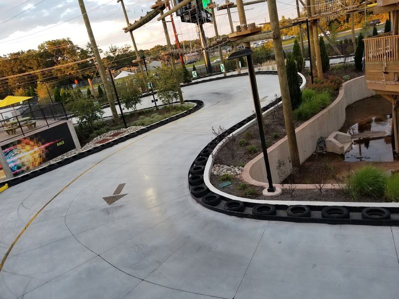 Electric Go-Kart Racing on a 1,000-Foot Outdoor Track