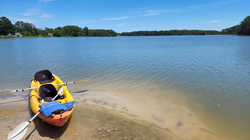 Kayaking the Rappahannock River at Belle Isle