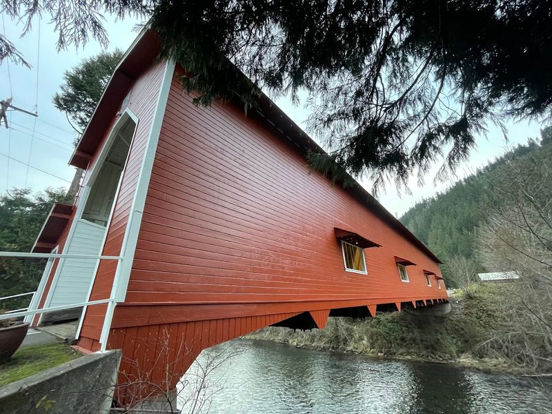 Oregon's Longest Driveable Covered Bridge