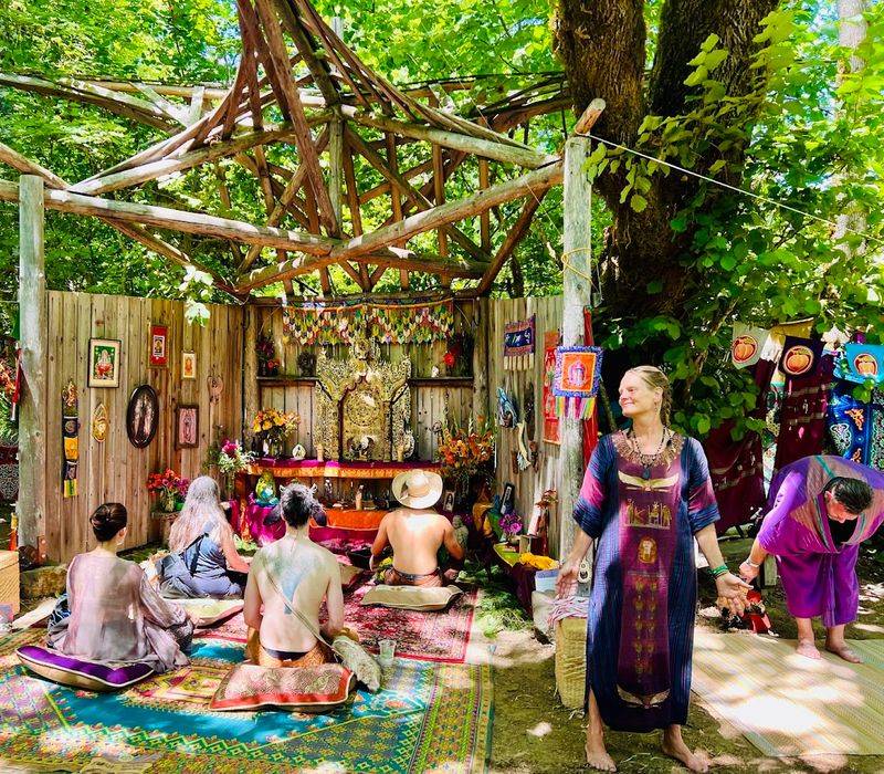 A Living Tent City That Comes Alive Every Summer