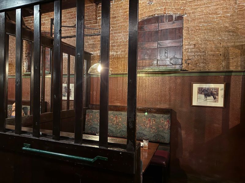Dining Inside Authentic Victorian Horse Stalls