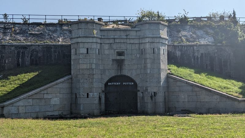 A Fort Built to Guard a Harbor