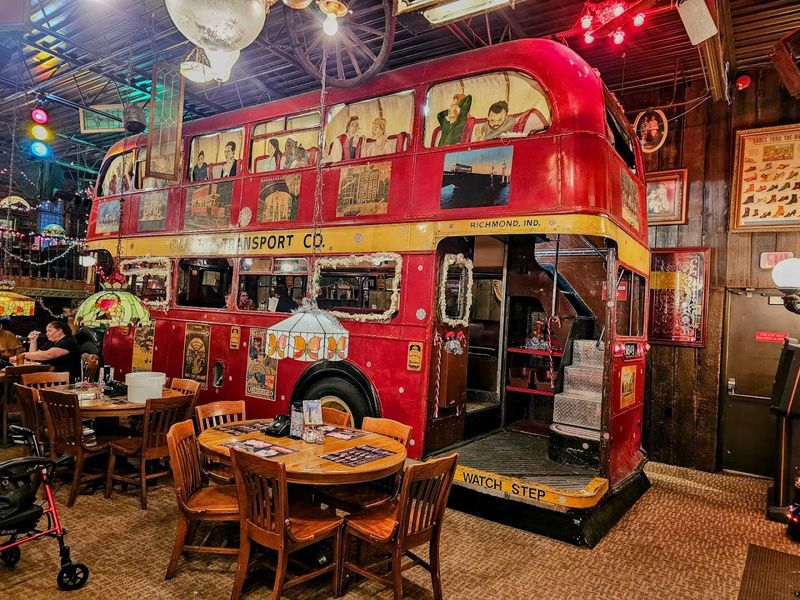 The Iconic Double-Decker Bus Seating Experience