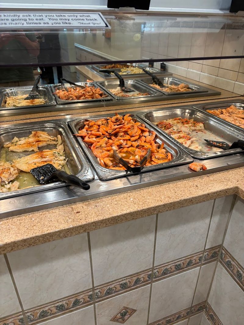 The 150-Foot Buffet That Sets The Tone Right Away