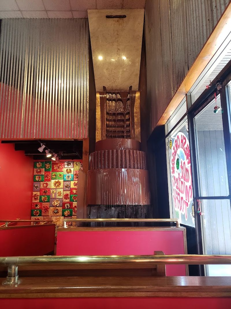 The Legendary 21-Foot Chocolate Fountain