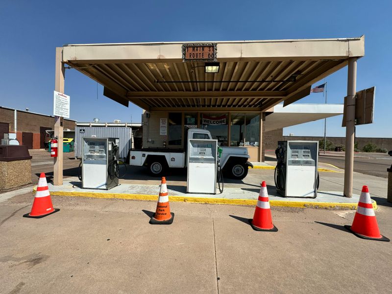Signs Spell It Out, Wait For An Attendant, Stop Motor, No Smoking