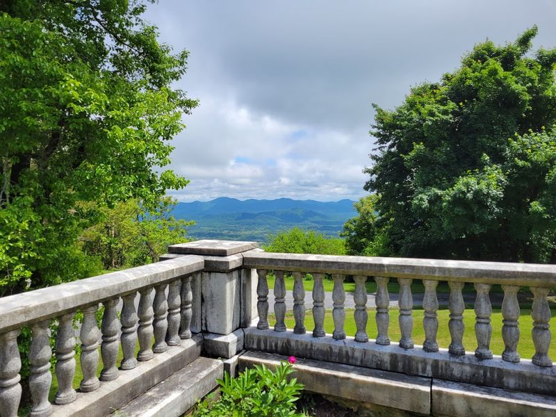The Three-Tier Italian Gardens and Mountain Views