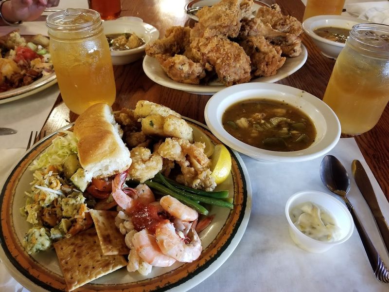 Bowls, Platters, And Seconds Keep The Table Busy