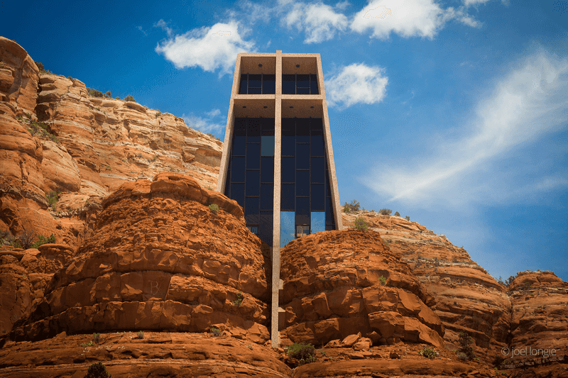 Glass, Stone, And Sky Make A Wild Combination