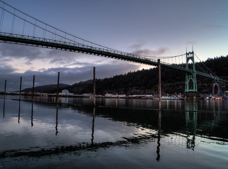 The Park After Dark and Evening Atmosphere