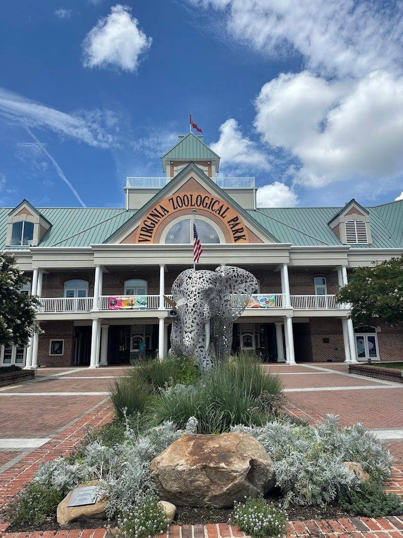 Riding the Virginia Zoo Express Train