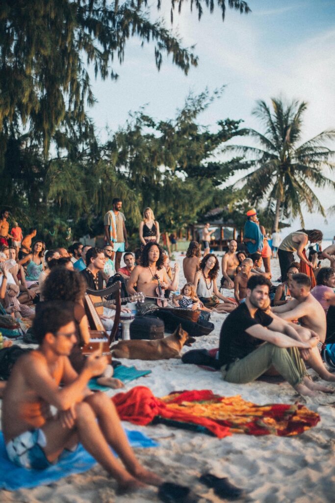 Make your family spring break the best beach party ever! Photo c. Elina Sazonova for pexels.