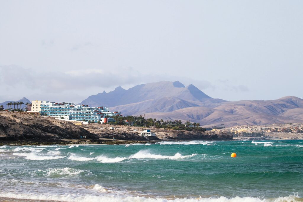 Isolated luxury resorts dot the coast of Fuerteventura. c. fukajz for pexels.