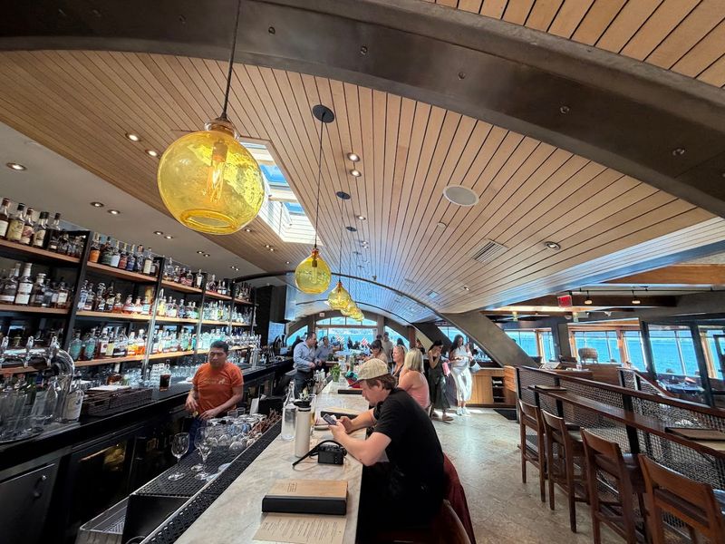 The Curved Ceiling That Resembles A Giant Wine Barrel
