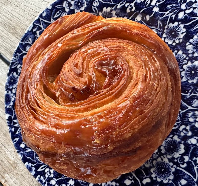 Giant Cinnamon Rolls Up Close