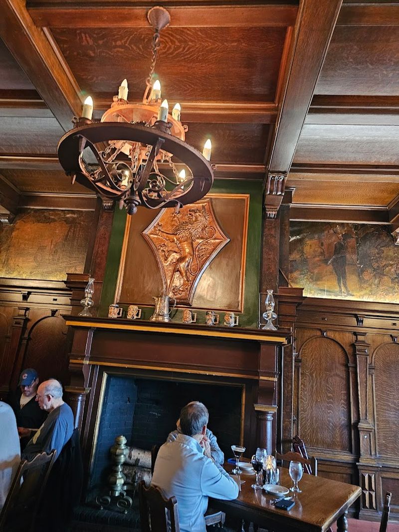 The Open Charcoal Pit That Steals the Show