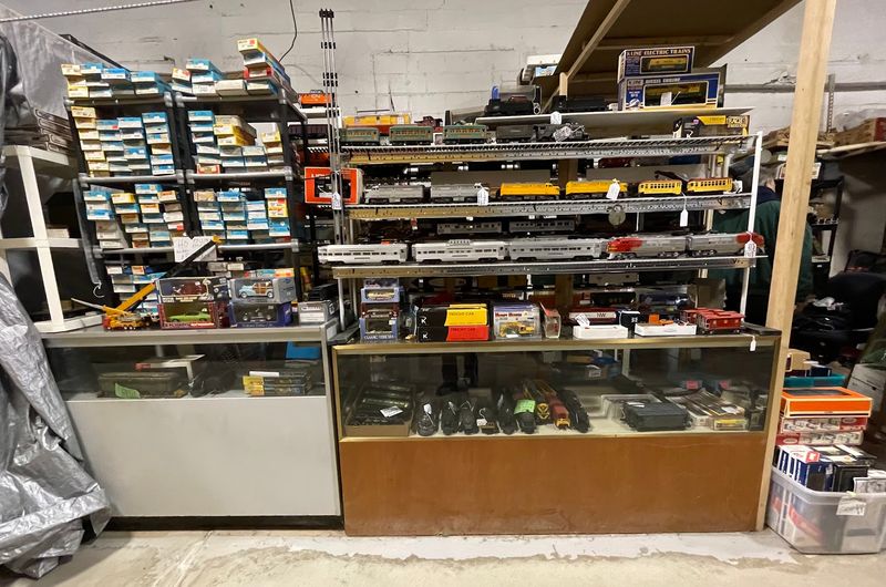 Shelves Packed With Curiosities And Collectibles