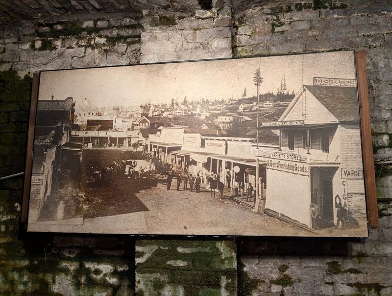 Storefronts And Hotel Ruins Frozen In Time