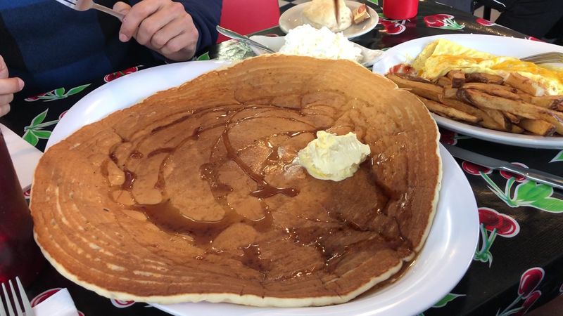 Giant Pancakes That Steal the Whole Table