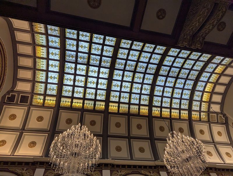 One Last Look At The Vaulted Ceiling Before Leaving