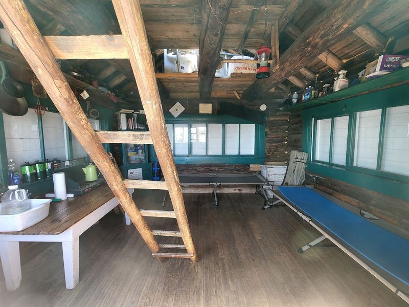 The Wood Stove And Propane Lantern For Warmth